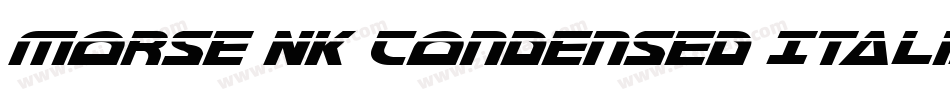 Morse NK Condensed Italic字体转换